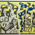 Composition aux trois figures by Fernand Léger